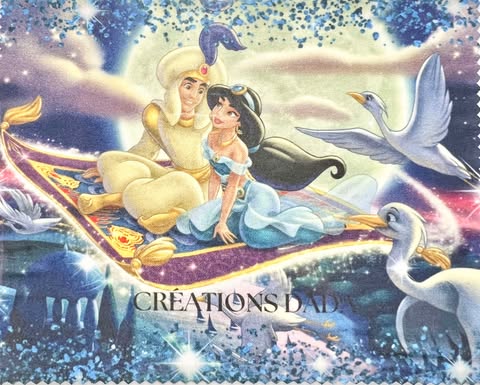 Linge à lunettes/Jasmine et Aladin