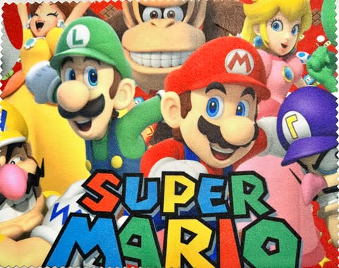 Linge à lunettes/Mario Bross