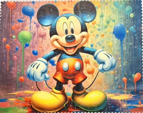 Linge à lunettes/Mickey ballons