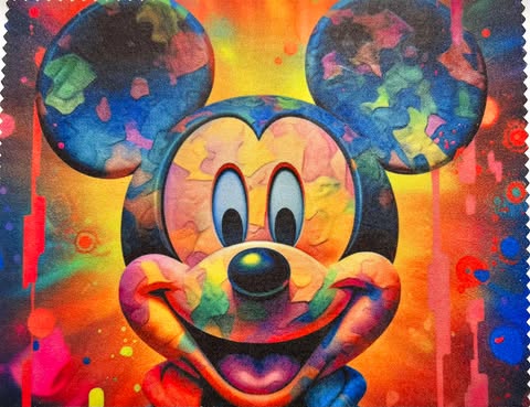 Linge à lunettes/Minnie tâches