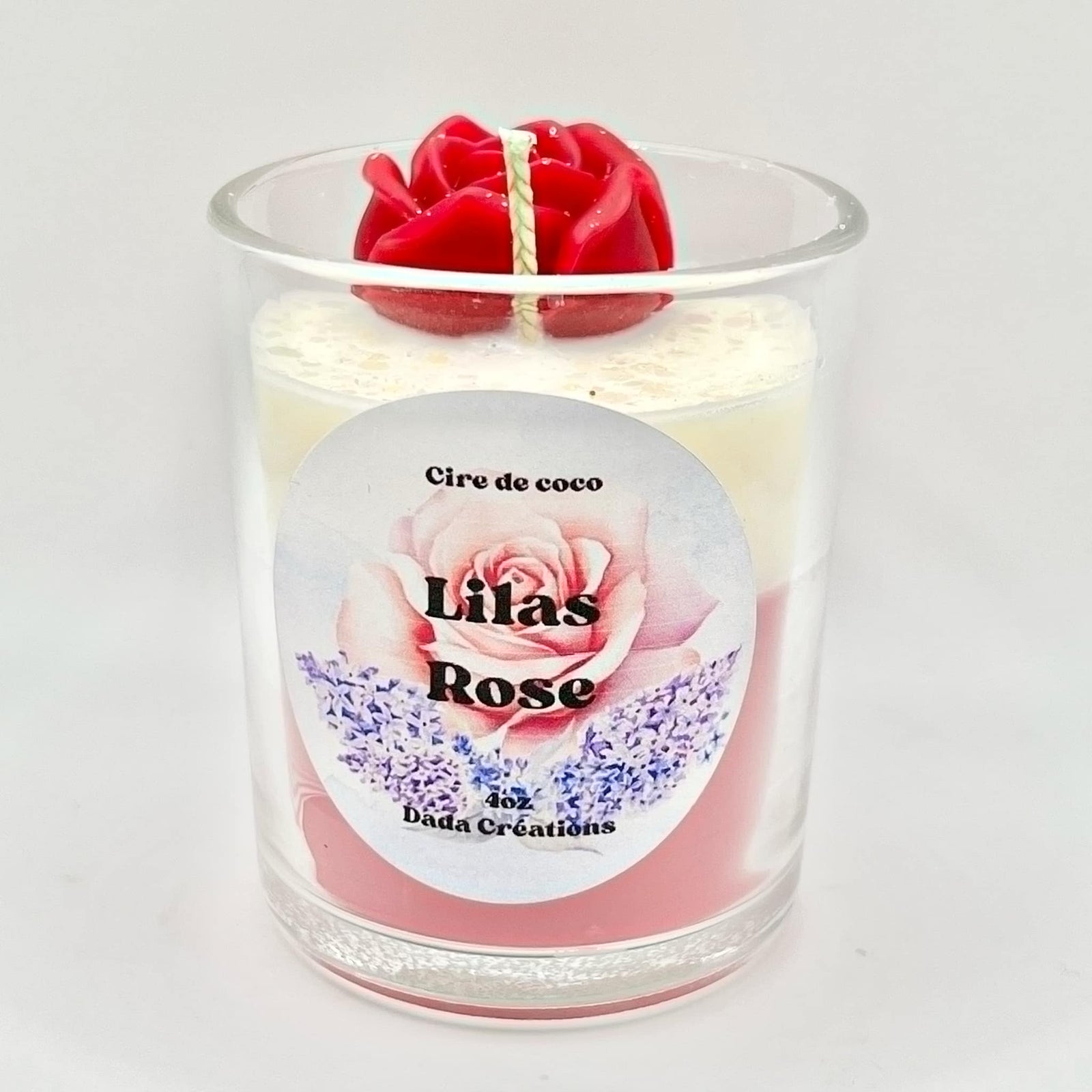 Bougie Gourmande/Lilas Rose