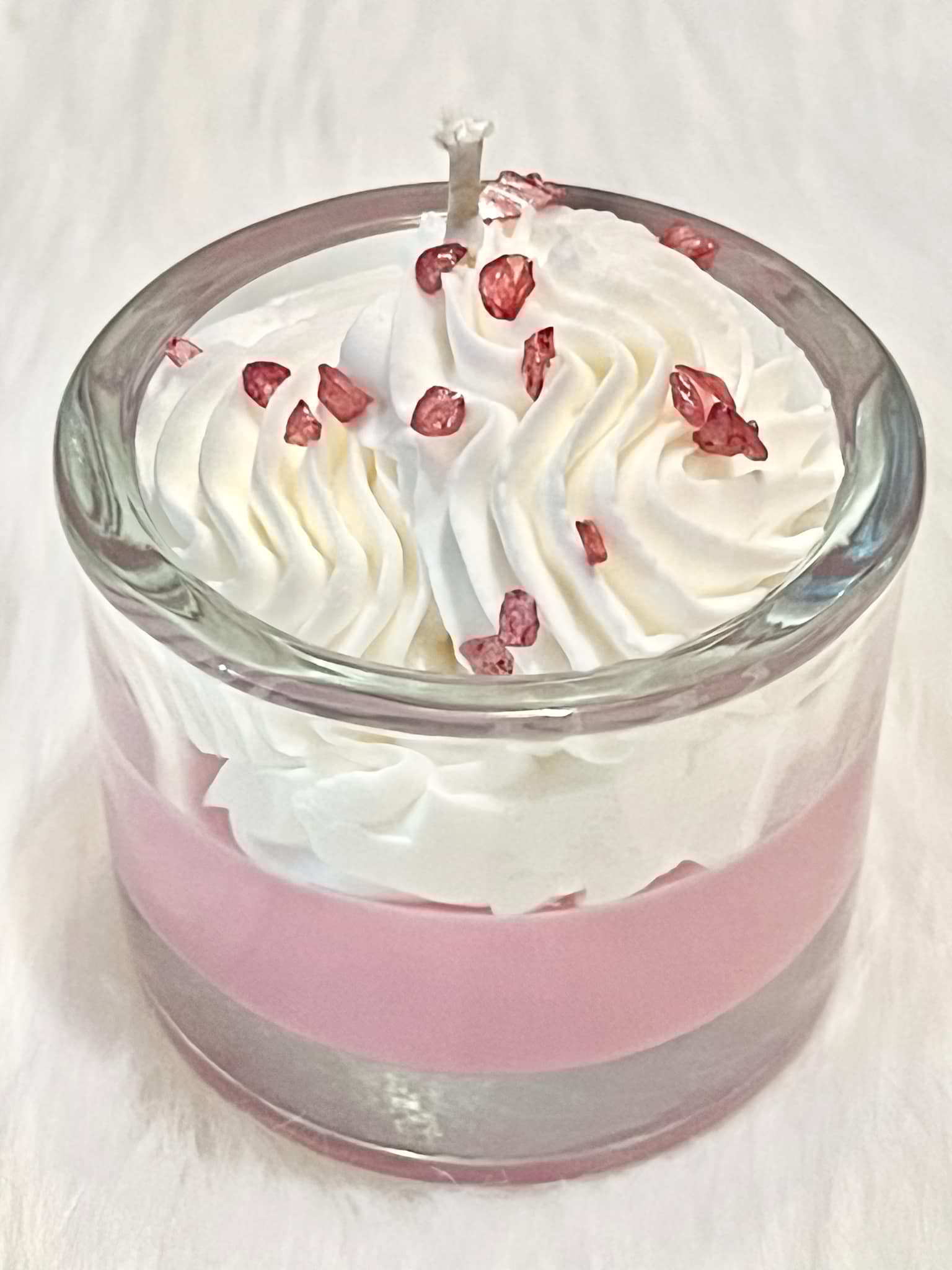 Bougie Gourmande/Fraise et Champagne